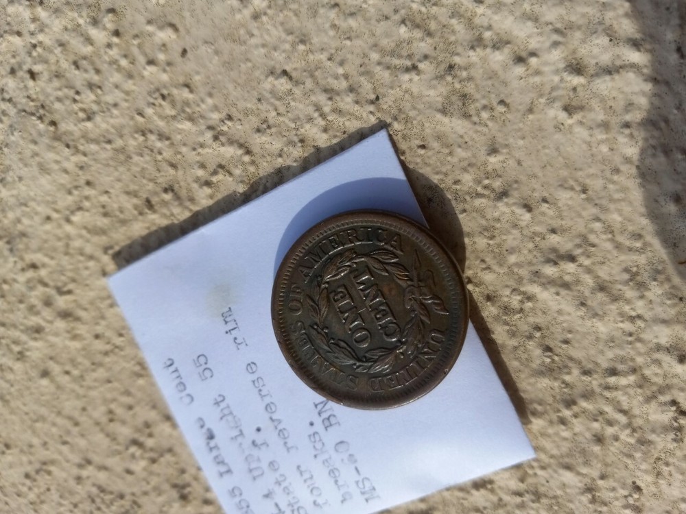 1855 Nice Unc. N-4 die state f 4 reverse cuds R5 state