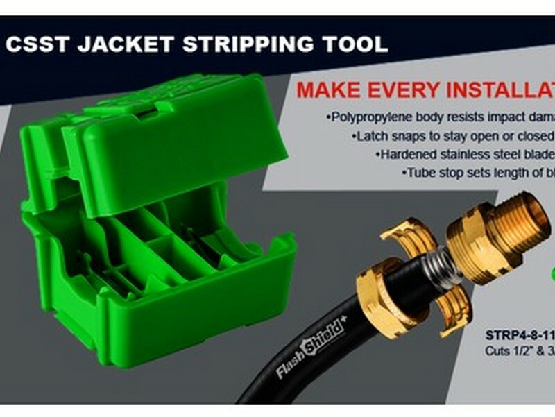 FLASHSHIELD™ STRIPPER  STRP4-8-11 1/2" + 3/4" CSST FlashShield+ Jacket Strippin
