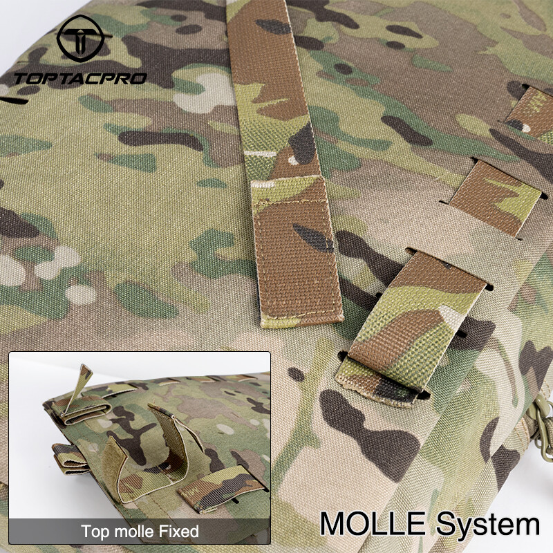 TOPTACPRO Tactical Hydration Backpack 2L MOLLE Water Bag Hydration Pouch Airsoft