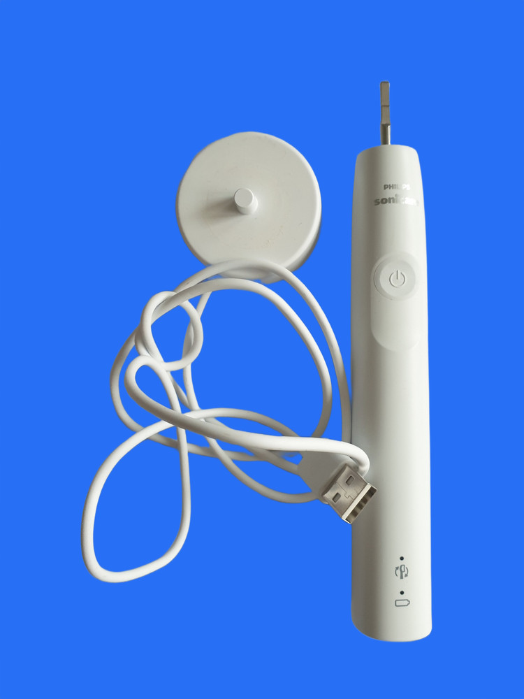 Philips Sonicare 4100 Electric Toothbrush Handle White ((☝️USED))