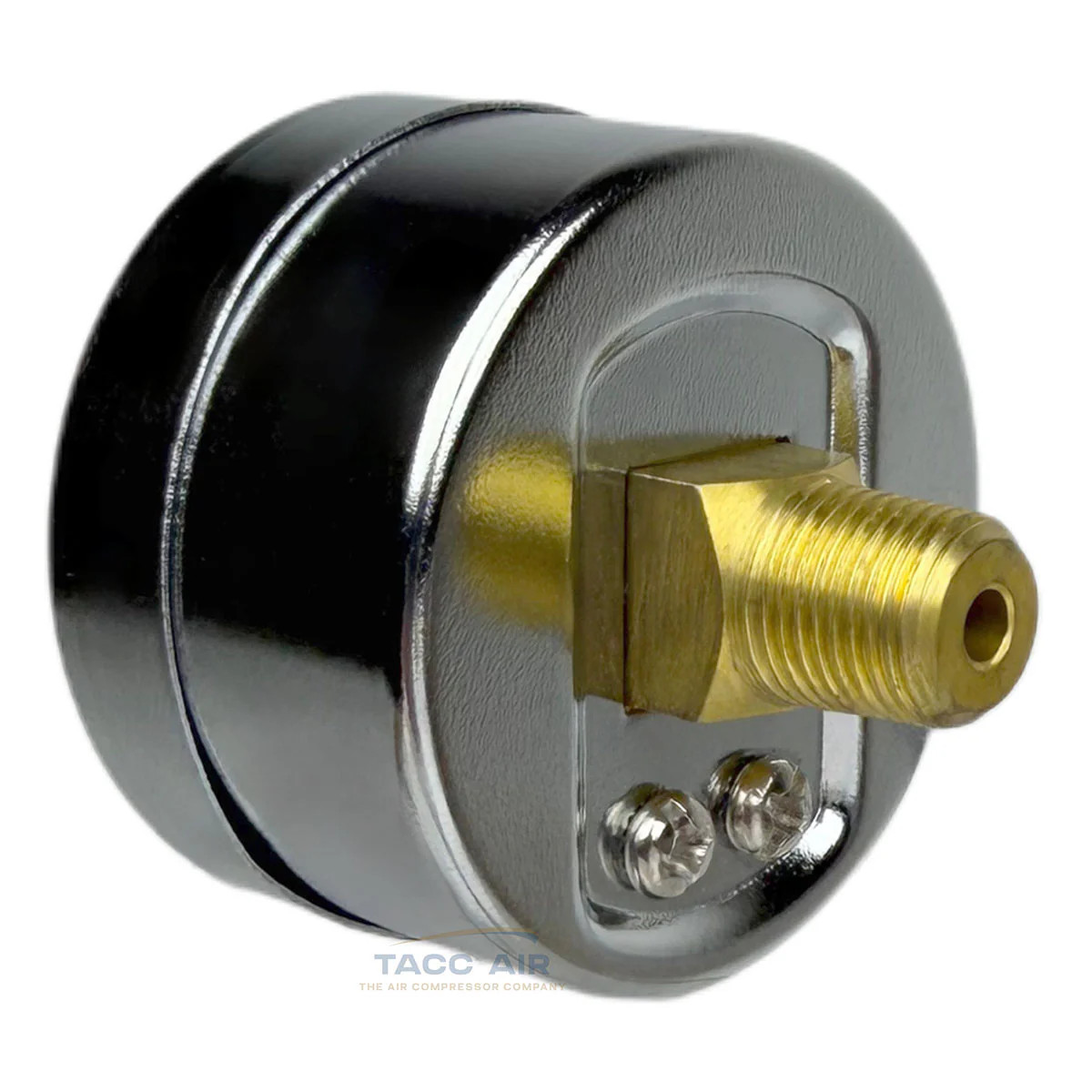 2 Pack 200 PSI Pressure Gauge Back Mount 1/8" NPT 1.5" Face Air, Water, Oil, Gas