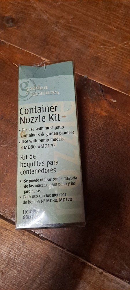 Garden Treasures Container Nozzle Kit.
