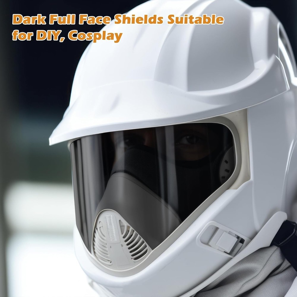 Tinted Full Face Shield Replacement Lens – Scratch-Resistant for All Activities