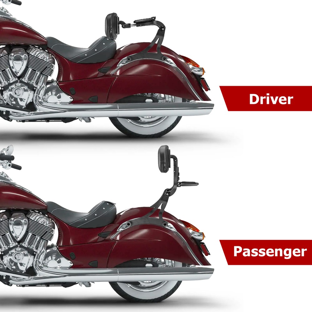Multi-Purpose Driver Backrest For Indian Chieftain Challenger Springfield 2014+