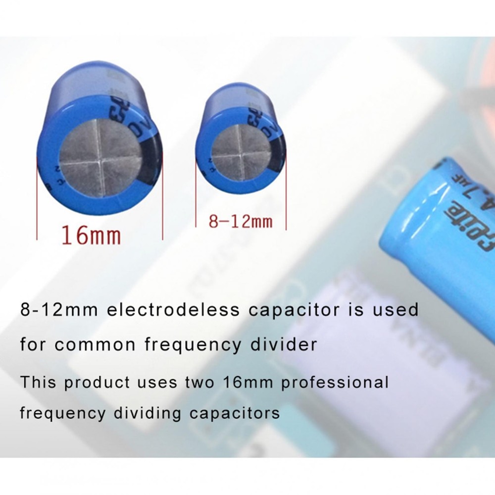 2 PCS Frequency Divider Crossover Filter, 2/4/6Ω for 2 Way Car Audio Speakers