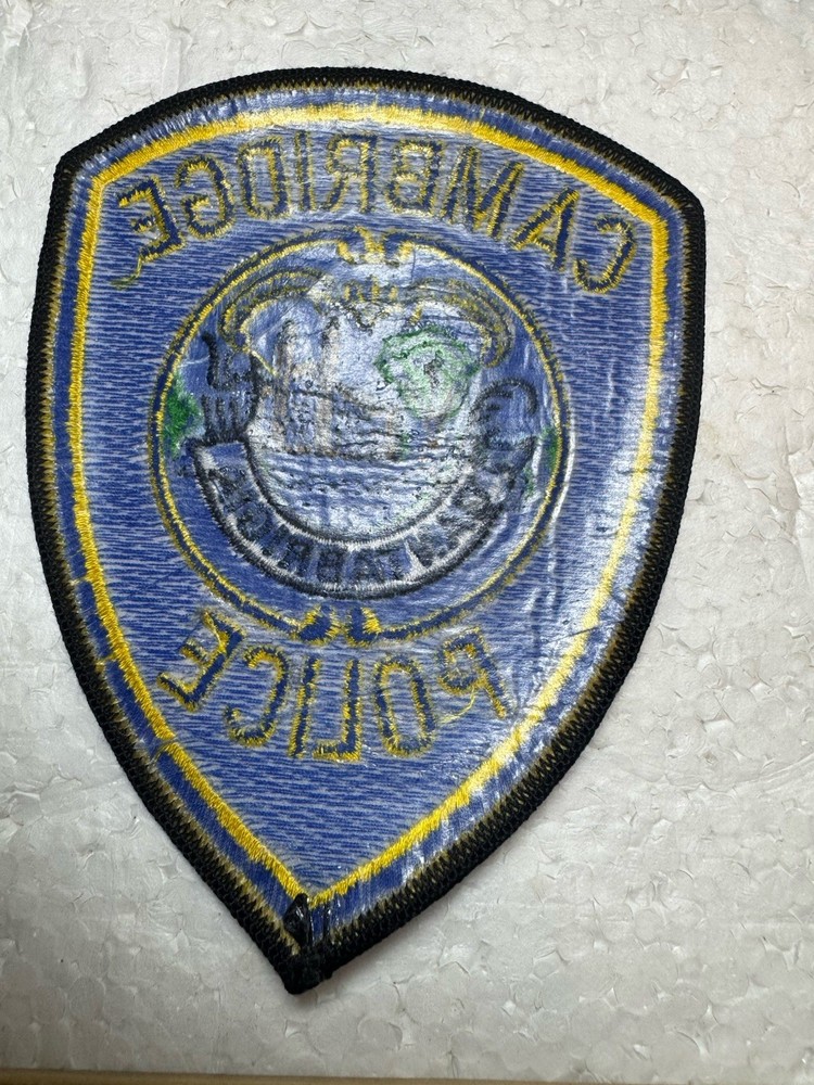 Cambridge Massachusetts Police Patch