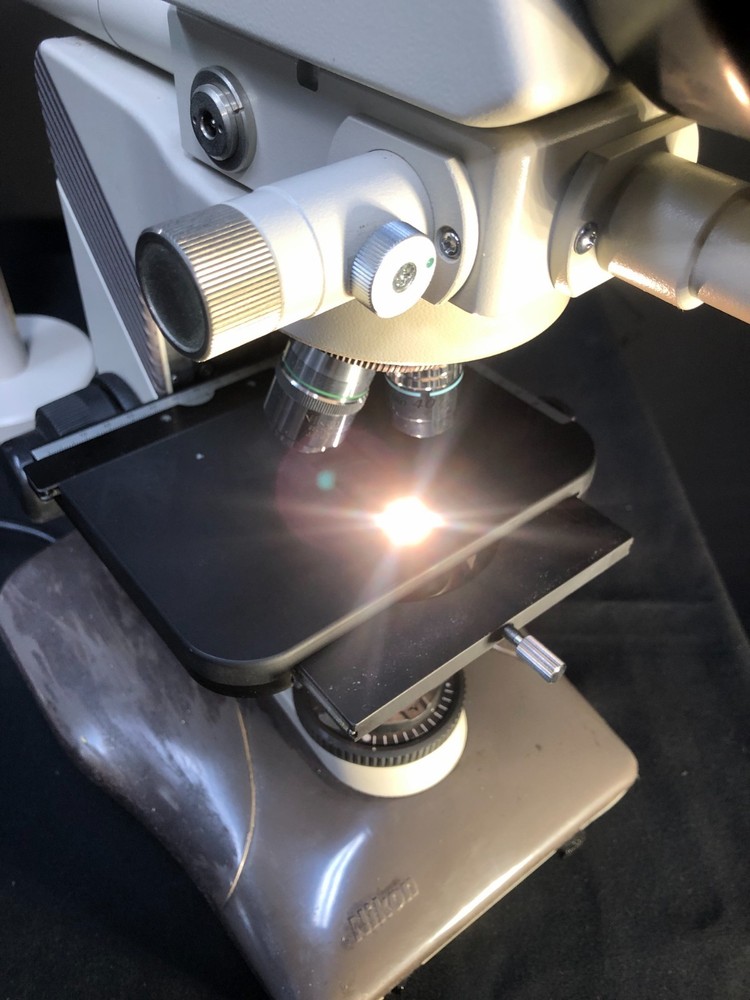 Nikon Labophot 2 Microscope Dual Viewing Heads with 5 Objectives