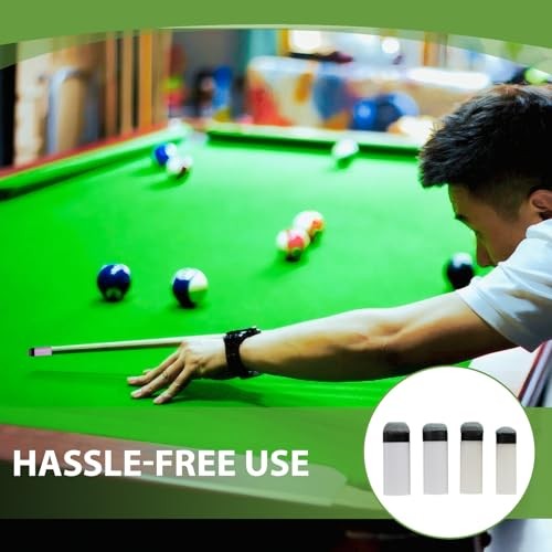 Multi-Size Screw-On Pool Cue Tips & Ferrules Kit - 12 Pack