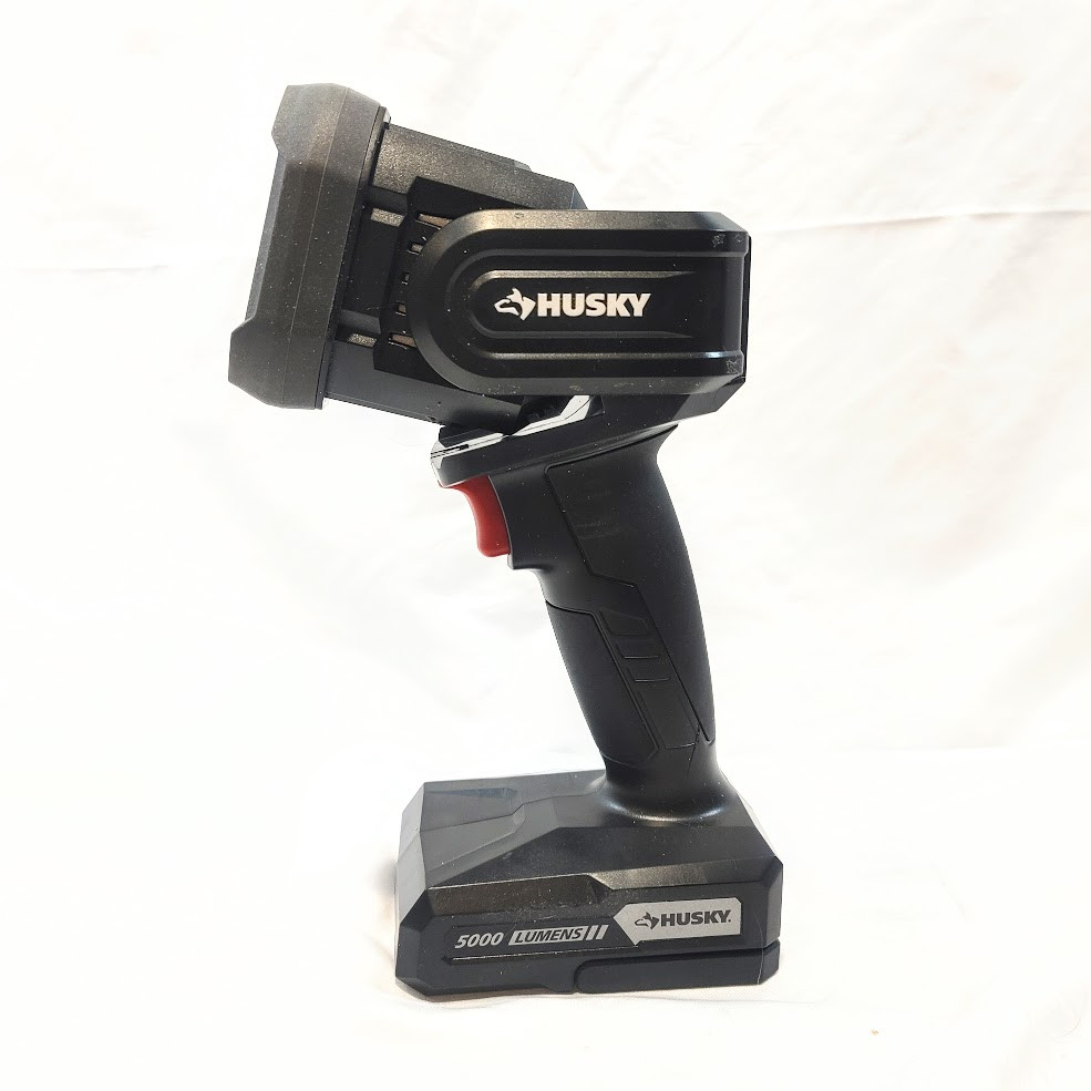 Husky 5000 Lumen Hybrid Power Swivel Rechargeable Spotlight (91640)