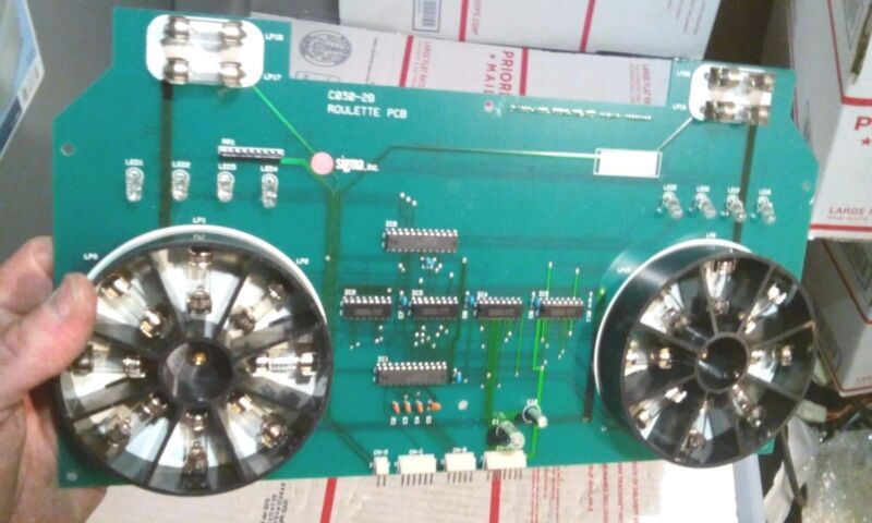 sigma roulette arcade pcb #c030-2b