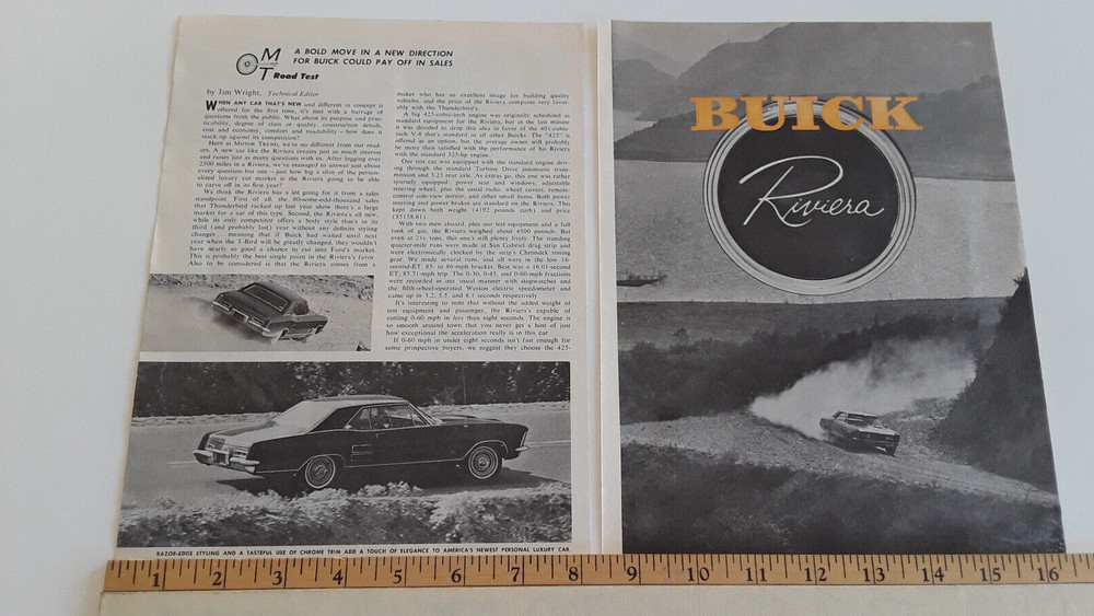 1963 BUICK RIVIERA ORIGINAL 1963 ARTICLE