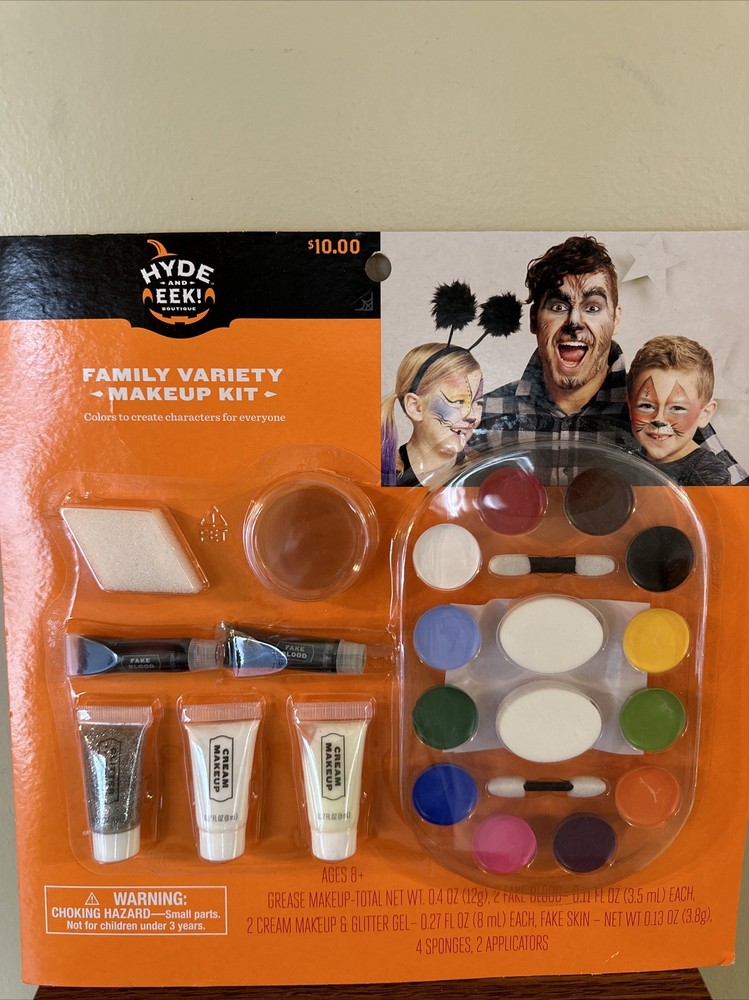 Hyde and EEK! Boutique Halloween White Makeup Face Paint kit