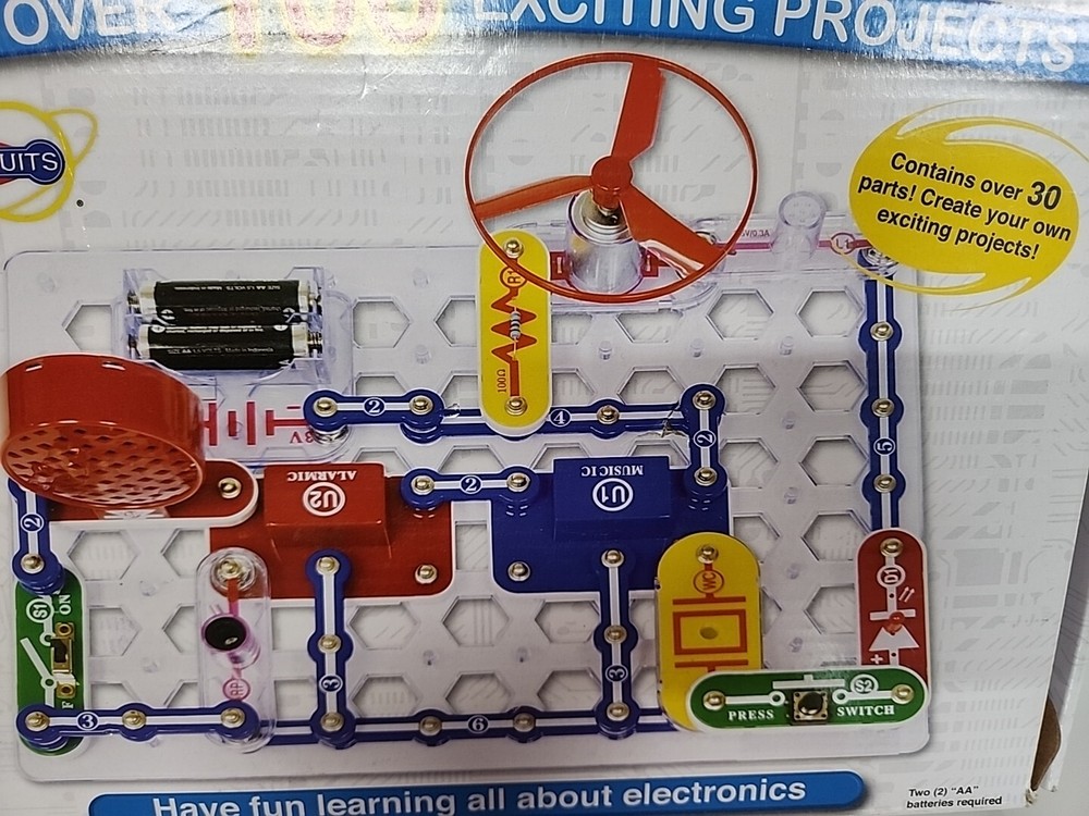 ELENCO Snap Circuits Jr. 100 Experiments Electronics Discovery Kit