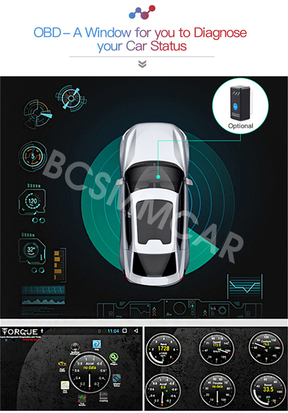 Fit For Ford Transit Connect 2014-2018 For Carplay Stereo Car Radio BT FM W/CAM