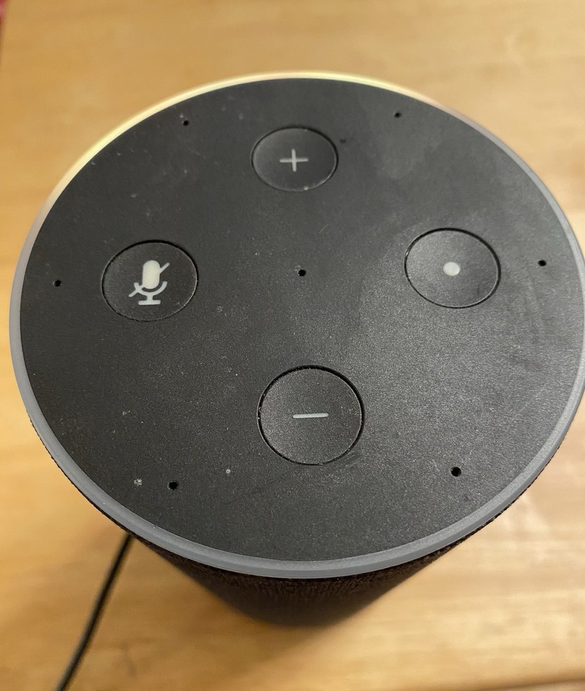 Amazon Echo 2nd Generation With Cord Tested Working Alexa EXCELLENT CONDITION