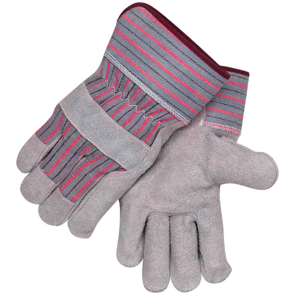 Black Stallion 5B Select Split Cowhide/Canvas Gloves Large | PKG = 12