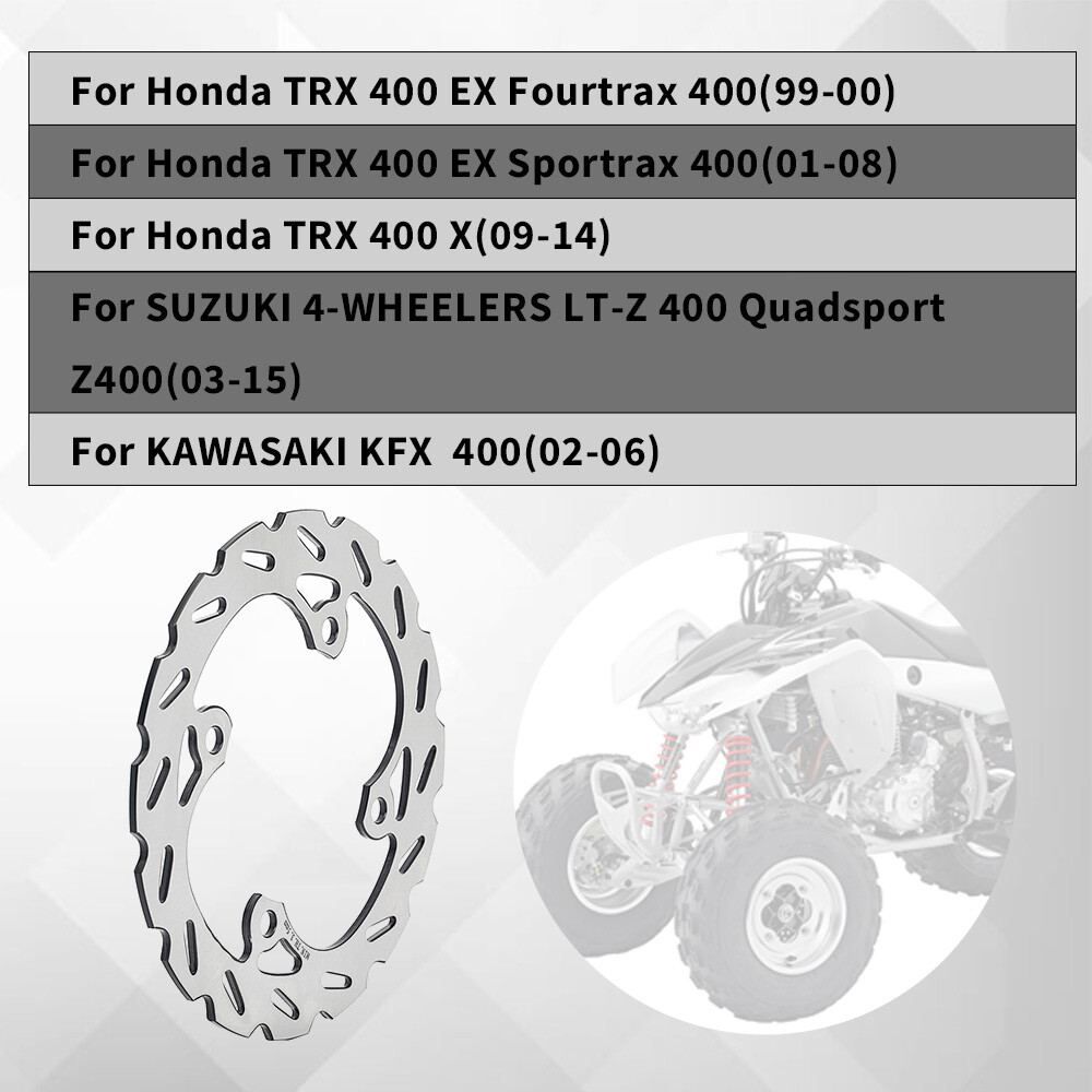 Rear Brake Disc Rotor for Honda TRX400EX Sportrax 400 TRX400X 99+ 43251-HN1-003