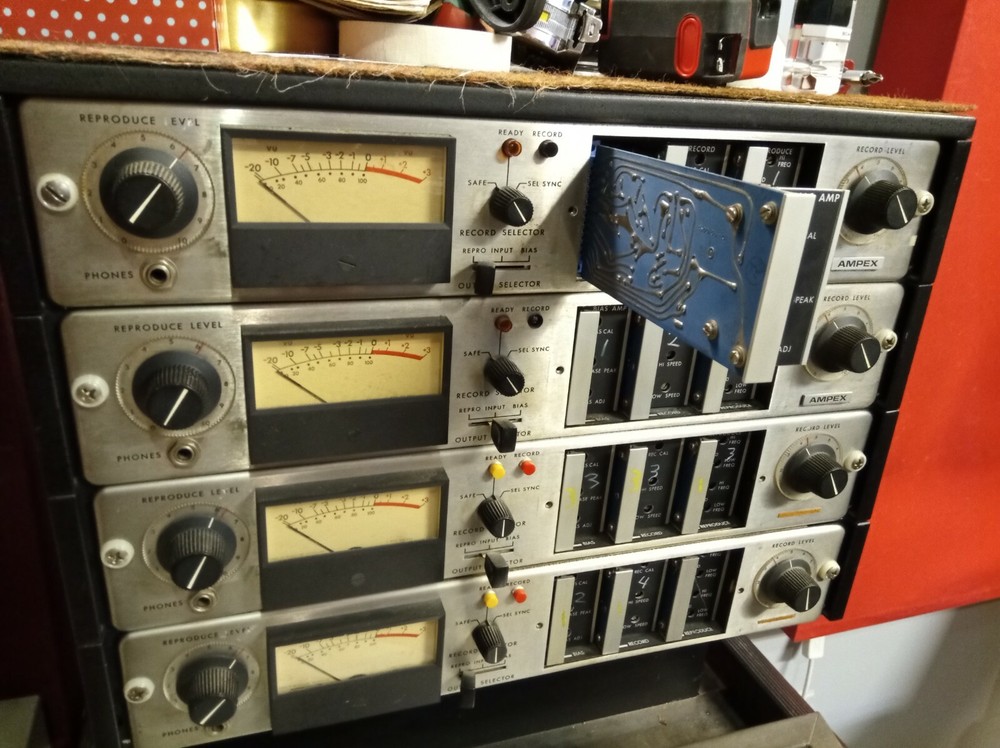 Ampex AG440B Mixing Console Extender Board Riser KIT FORM