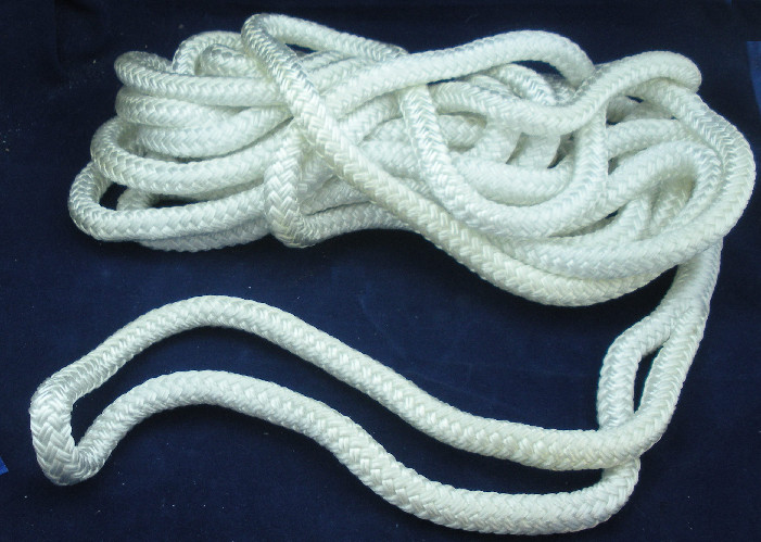 Unicord Double Braid Nylon Dock Line Rope 1/2" x 25 Ft White