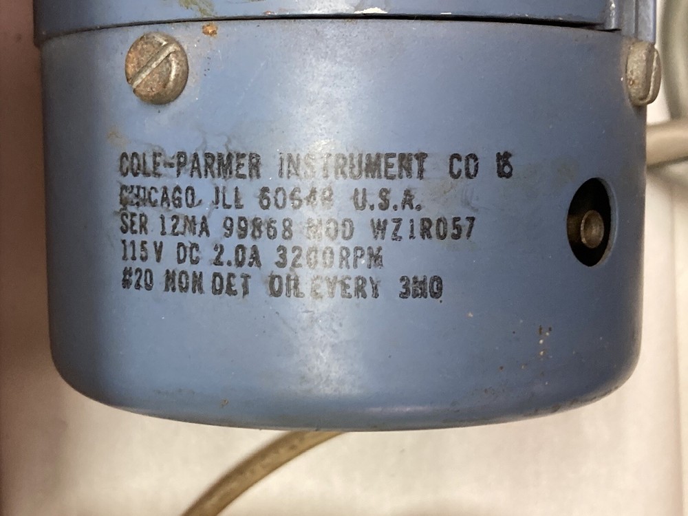 Cole Parmer,Model WZ1R057,Masterflex Pump w/ Solid State Motor Controller