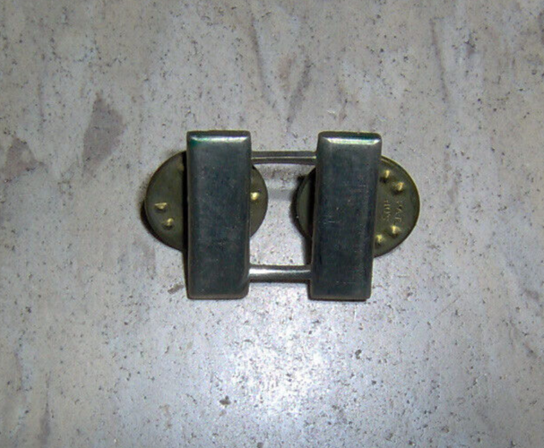 Collar Bar Pin WW2 silver genuine