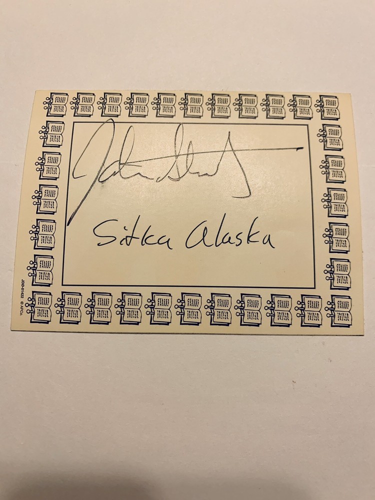John Straley Author Signed Bookplate Autographed New