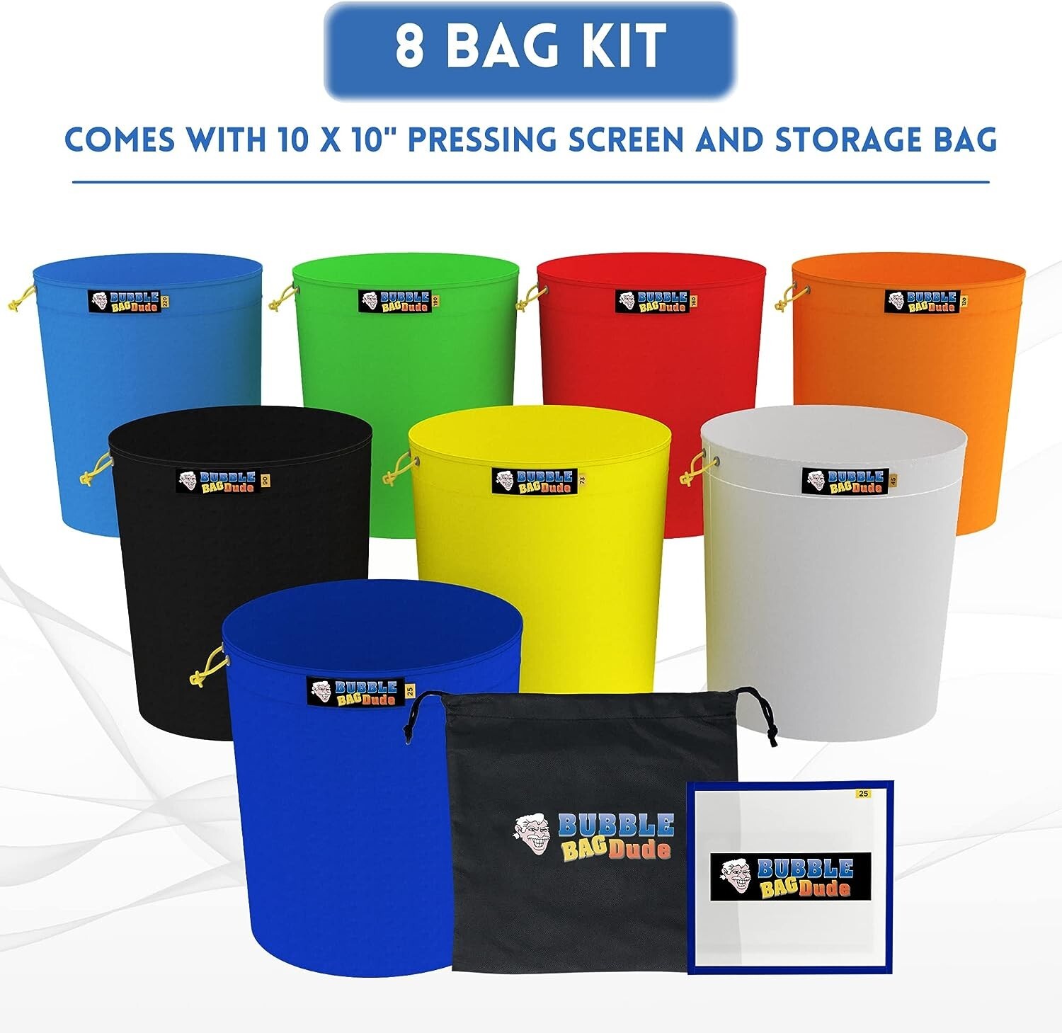 BUBBLEBAGDUDE Bubble Machine 5 Gallon with 5 Gallon Zipper Bag Bubble Hash Bags