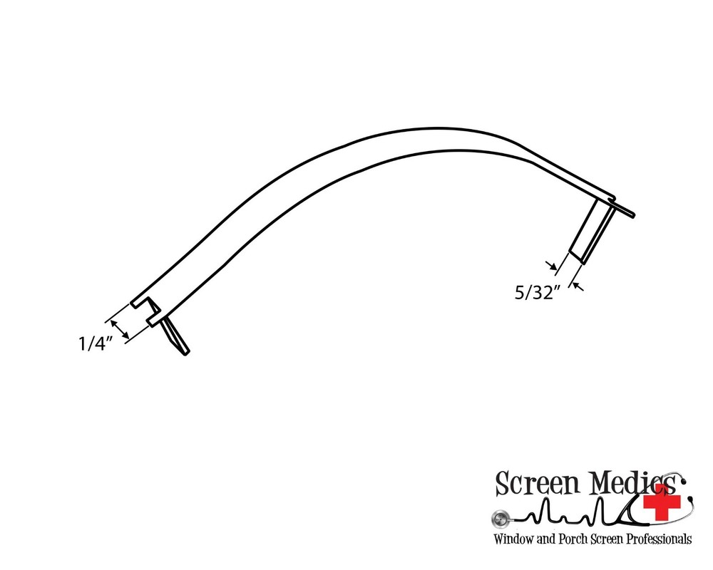 100 pack Leaf Springs - for window screen frames