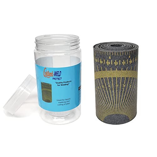 Pipe Wrap Around, Grey Pipe Measuring Tool, Flex Angle Measuring and Marking