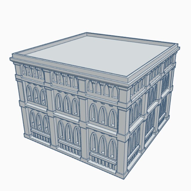 Gothic Building 101 (G101)- Tabletop Wargame Terrain Battletech