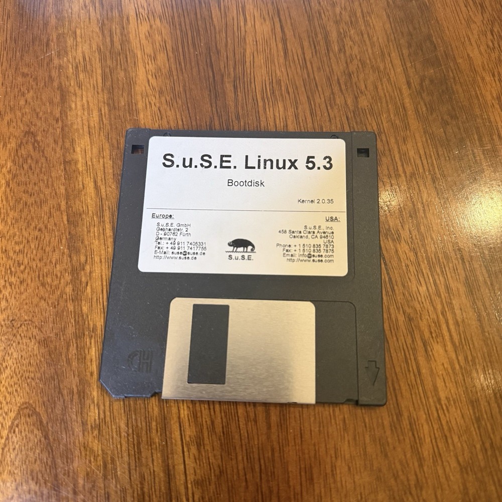Suse Linux 5.3 July 1998 (CD-ROM, 2001) Big Box Vintage Software