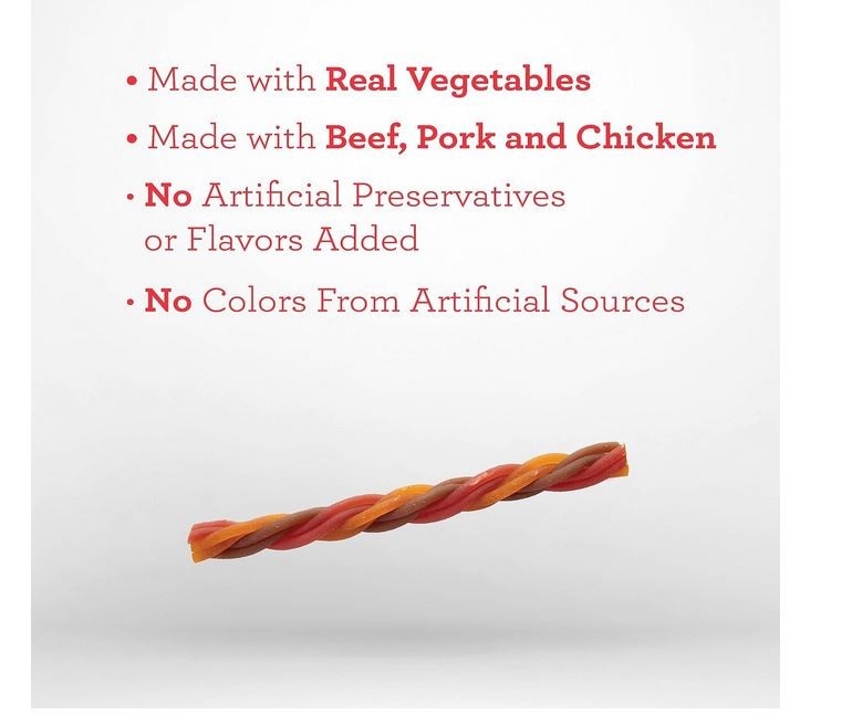 Dreambone Triple Flavor Twisties, 25 Count