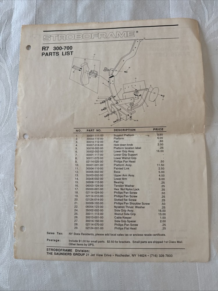 STROBOFRAME RL/C Camera Flash Bracket Designed For 35mm & 645 Cameras