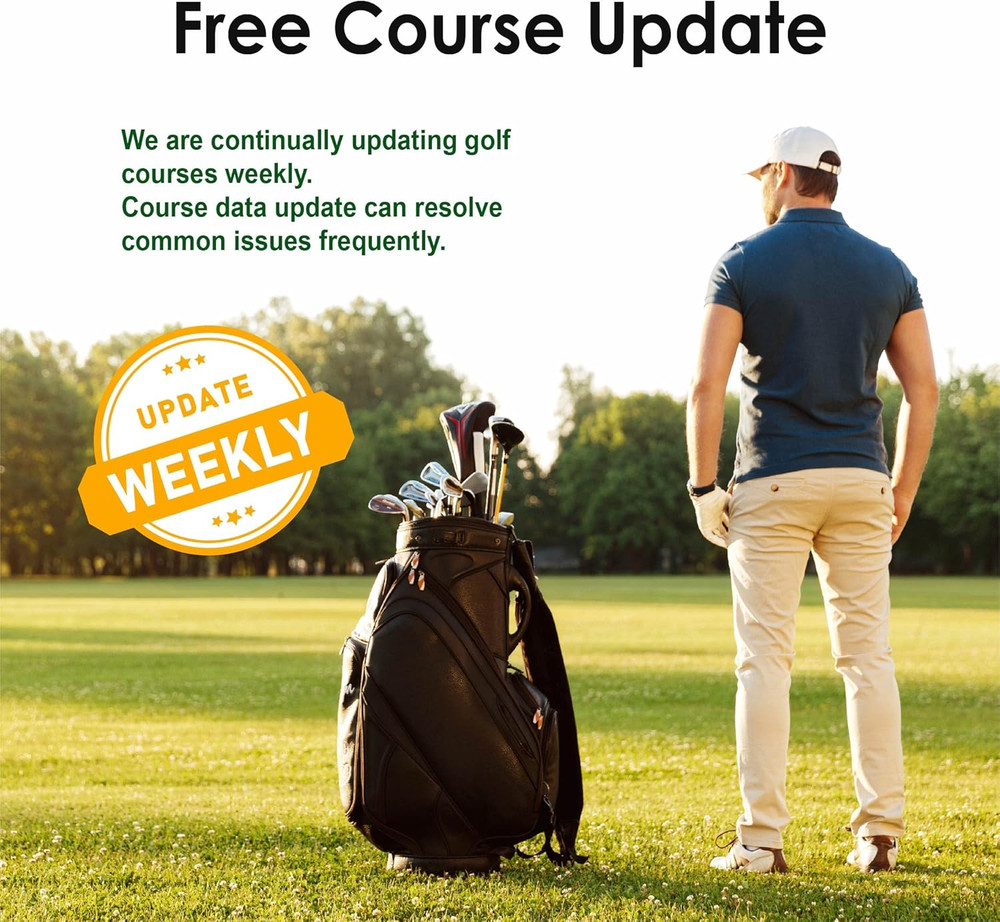 Preceding HG200 Handheld GPS Golf Device (Orange_Preceding)
