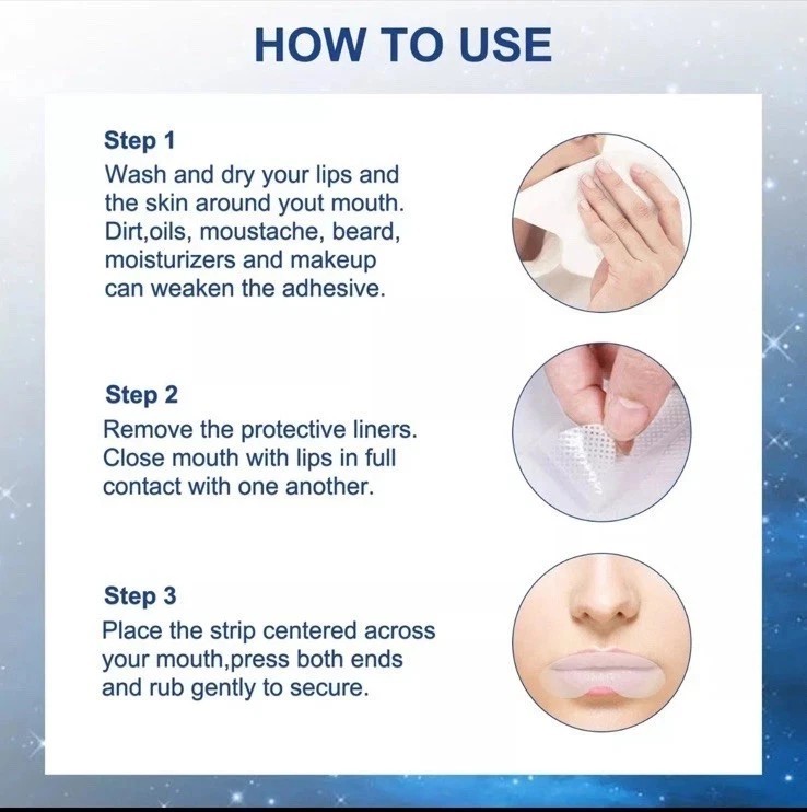 120Pcs Mouth Patch Tape Strip Advanced Gentle for Better Nose Improved Breathing