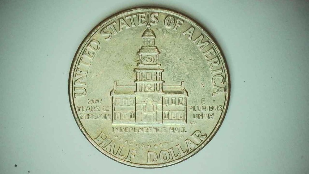 1976D Kennedy Half Dollar Error - Filled "D" Mint Mark - #259