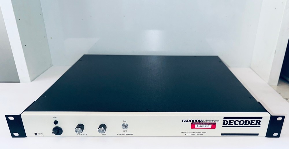 Faroudja Laboratories S-002080 NTSC Decoder – RCA Laboratories Broadcast R&D