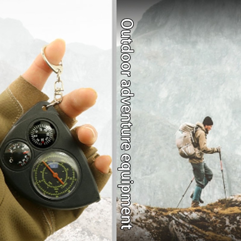 High precisions Hiking Compasses Outdoor Navigation Tool Portable Keychain