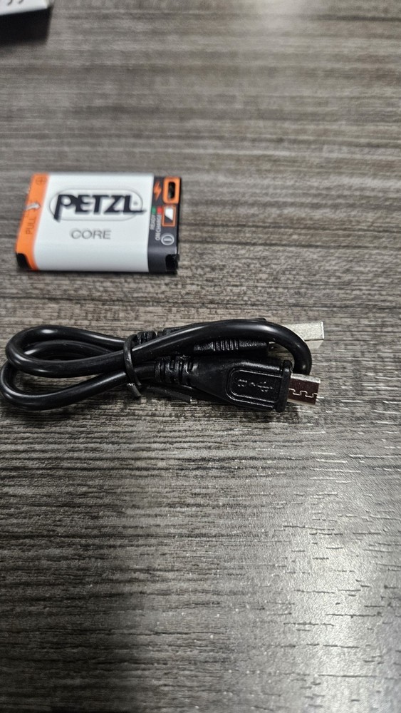 Petzl Core MICRO-USB Rechargeable Headlamp Lithium Hydrid Battery System E99ACA