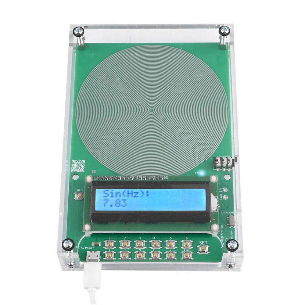 Adjustable 0.1HZ-30KHZ Schumann Wave Frequency Pulse Generator Multi-mode US