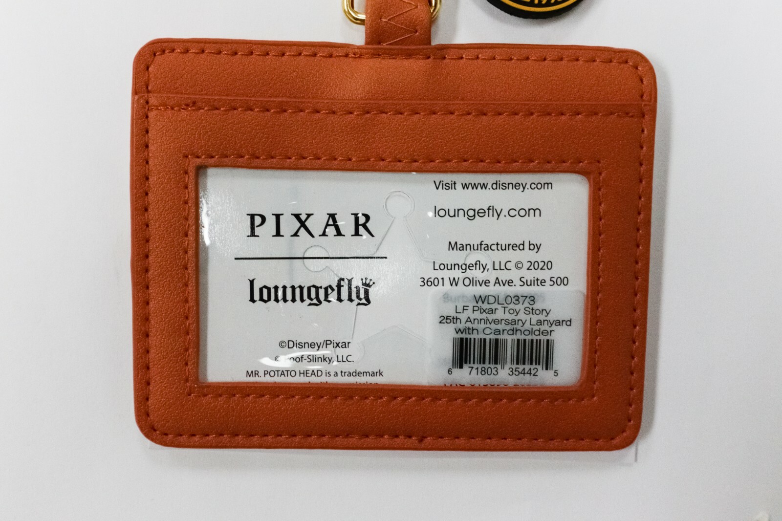 Pixar Disney Loungefly Toy Story 25th Anniversary Lanyard with Cardholder