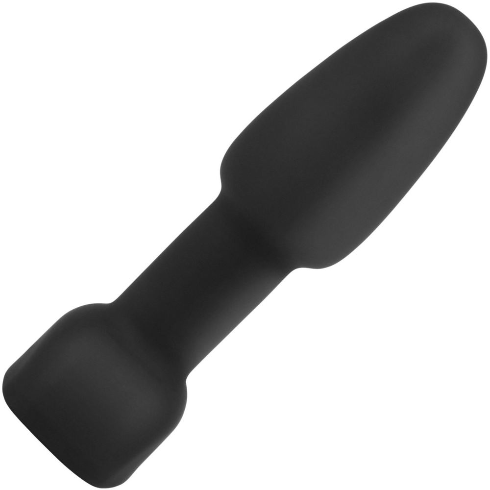 b Vibe Remote Control Rimming Plug Petite Small Vibrating Butt Plug- Black