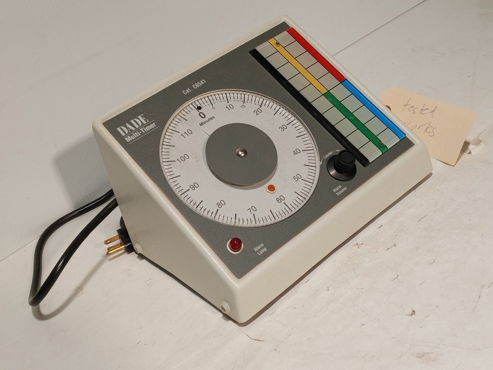 DADE C6541 Multi-Timer laboratory bench timer, 0–120 min, 110–120VAC