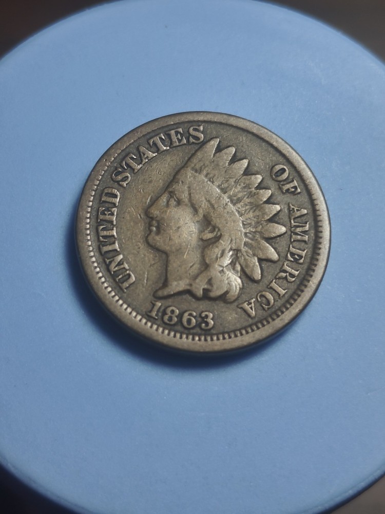 1863 Indian Head Cent #1128
