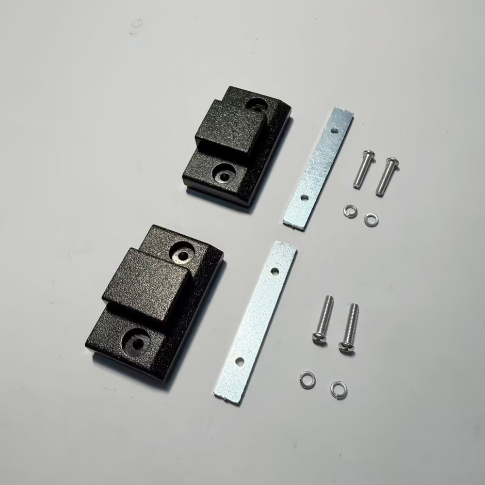 (2 Pack) rpls Hinge Mounts and Plates Compatible w/Technics MK2, MK3 B
