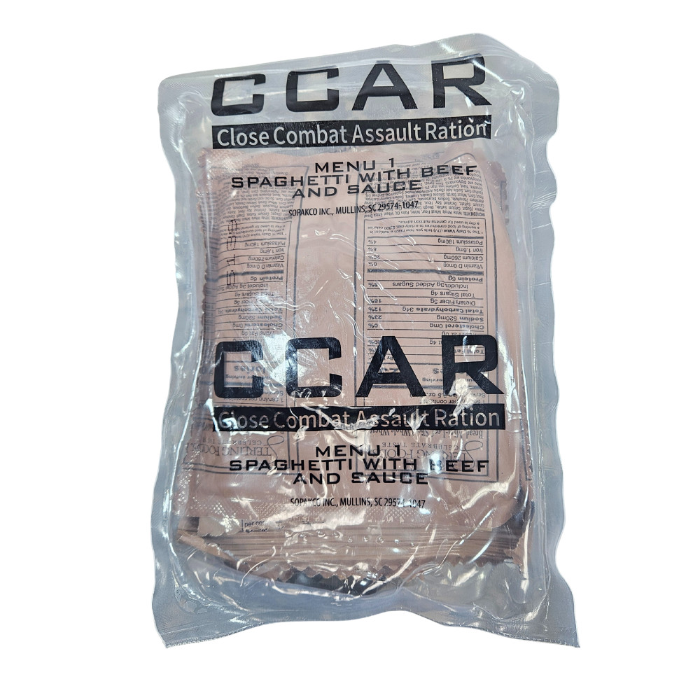 CLOSE COMBAT ASSAULT RATION [CCAR] - 2028 INSPECTION - NEW CASE OF 10 RATIONS