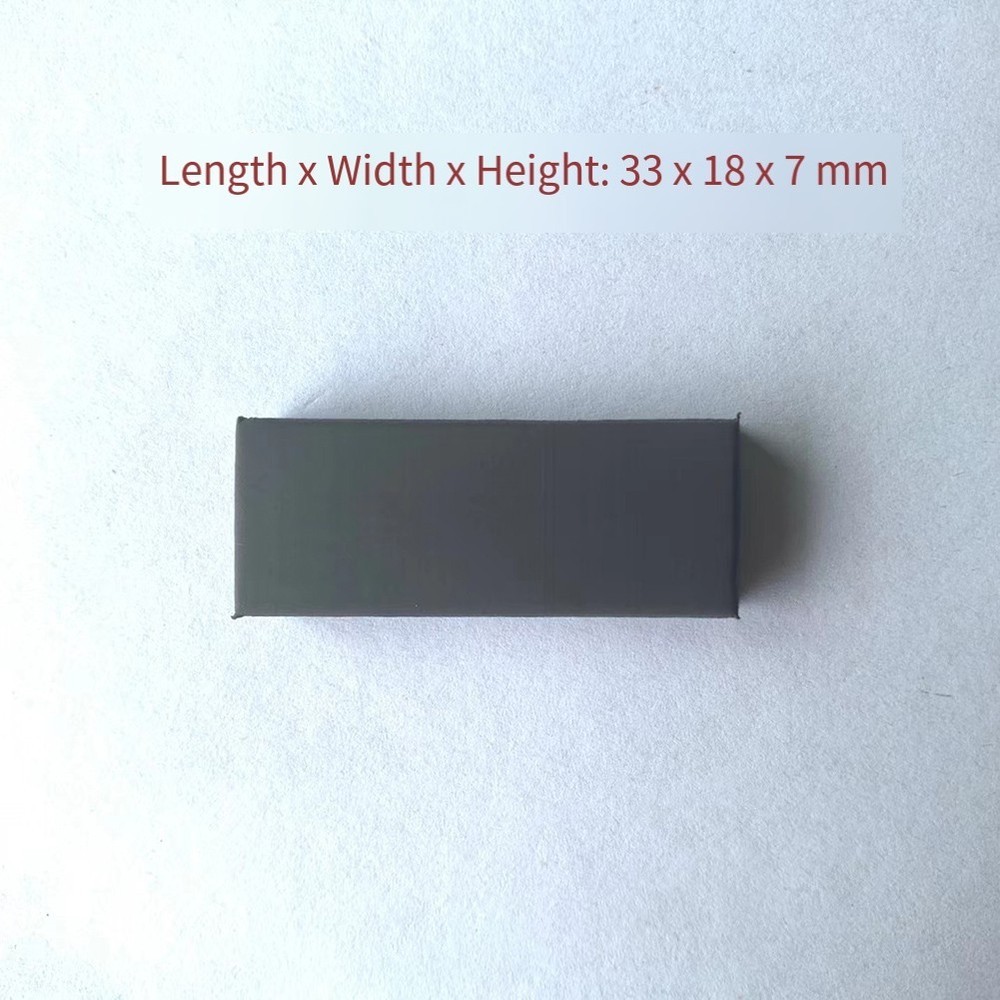 Photosensitive Stamp Pads 18pcs 7mm Thick Square Round and Rectangular Sizes
