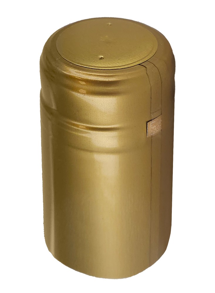 Gold PVC Shrink Capsules-30 Count