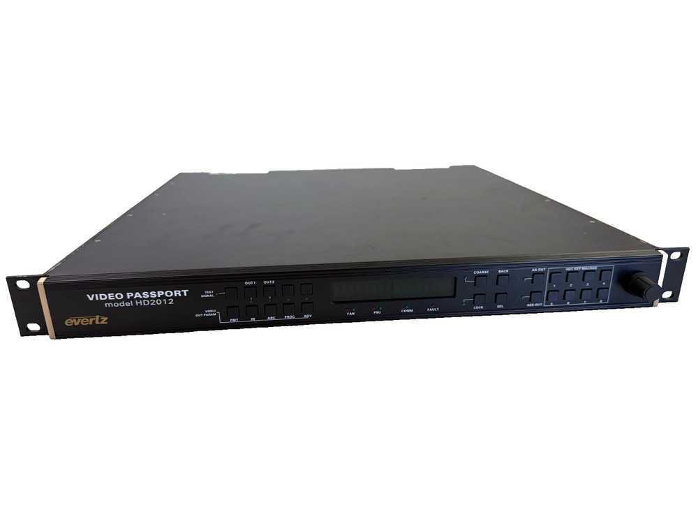 Evertz PassPort HD2012 Multi-Path Video Converter Frame Synchronizer *Power Test