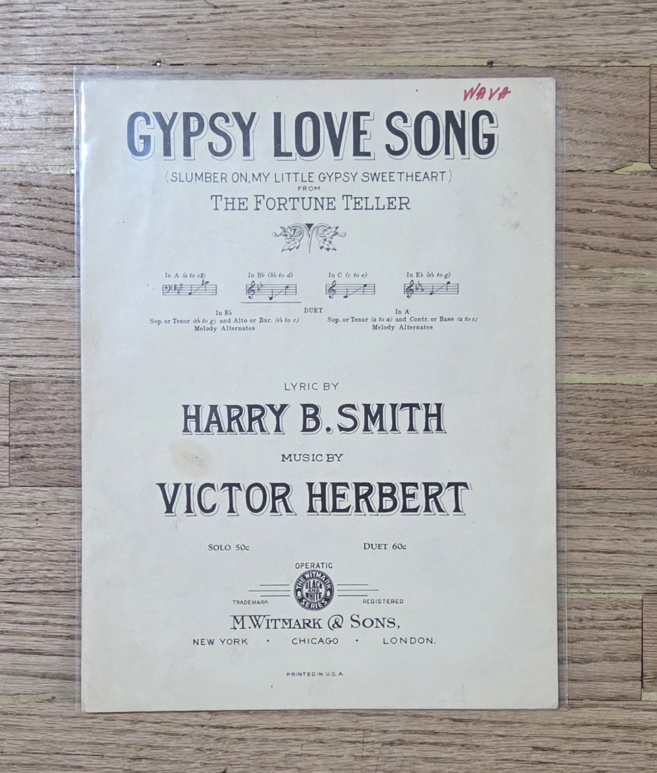 (8) Vintage Music Sheets Lot